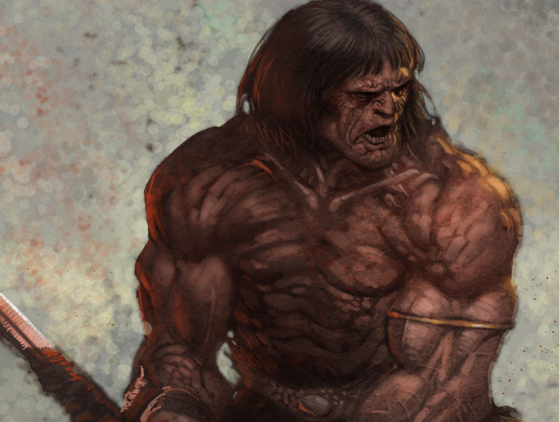 Illustration for article titled What is best in life? Epic Barbarian Art!